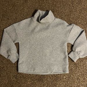 Calia gray textured sweatshirt